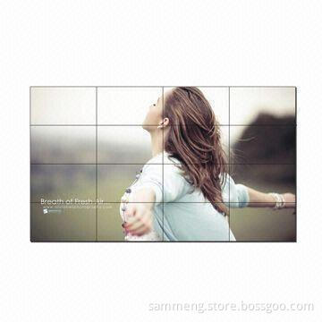 55-inch Super Barrow Gap LCD Video Wall 700cd/m2 Brightness, 5.7mm Narrow Bezel